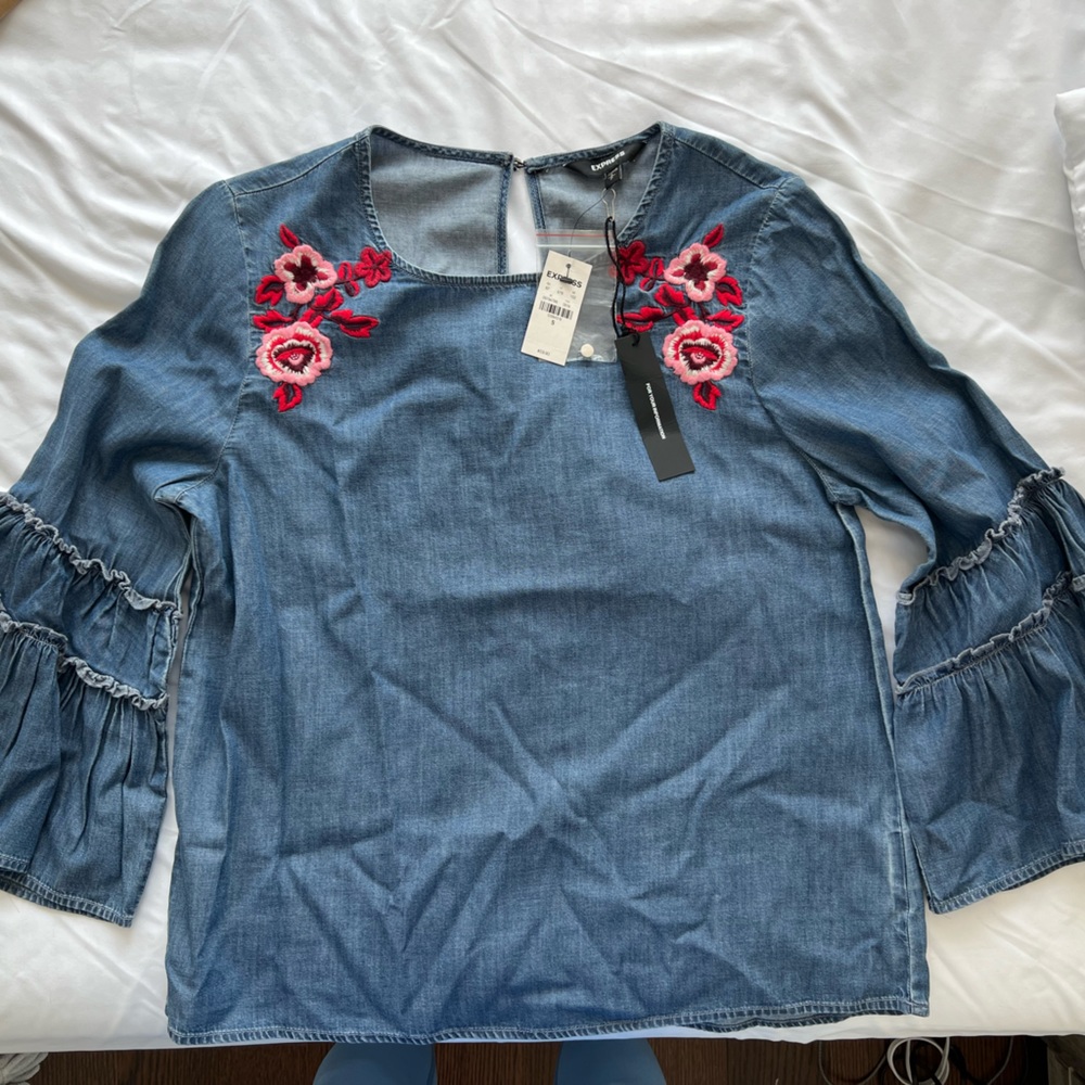Express Denim Top